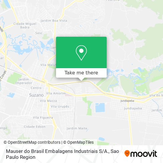 Mauser do Brasil Embalagens Industriais S / A. map