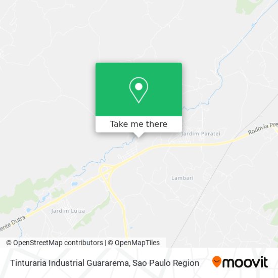 Tinturaria Industrial Guararema map