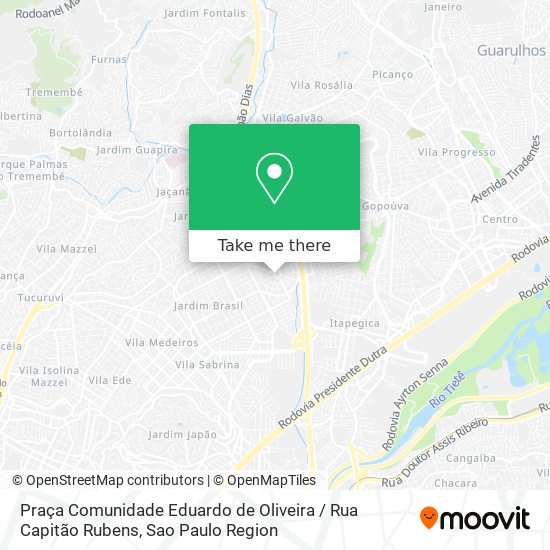 Praça Comunidade Eduardo de Oliveira / Rua Capitão Rubens map