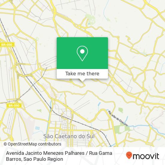 Avenida Jacinto Menezes Palhares / Rua Gama Barros map