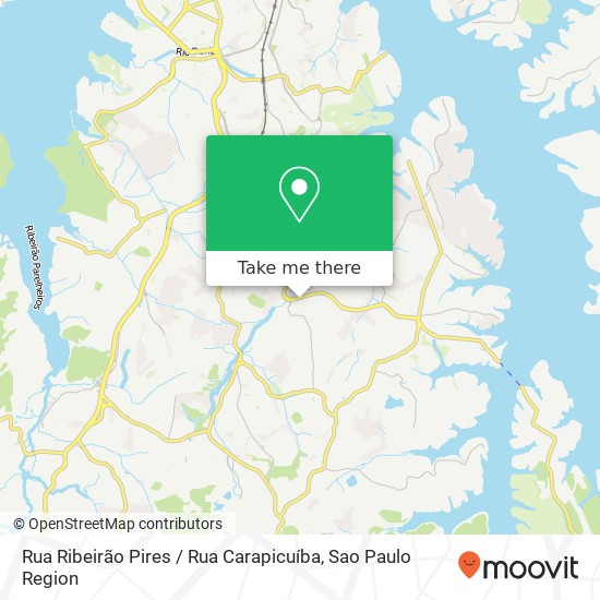 Rua Ribeirão Pires / Rua Carapicuíba map