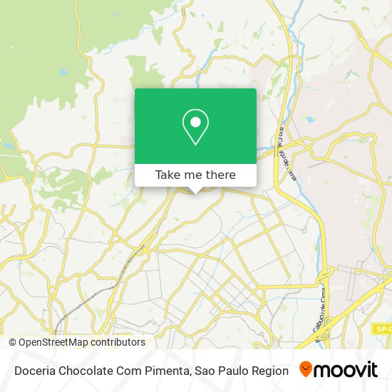 Mapa Doceria Chocolate Com Pimenta