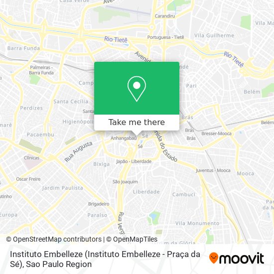 Instituto Embelleze (Instituto Embelleze - Praça da Sé) map