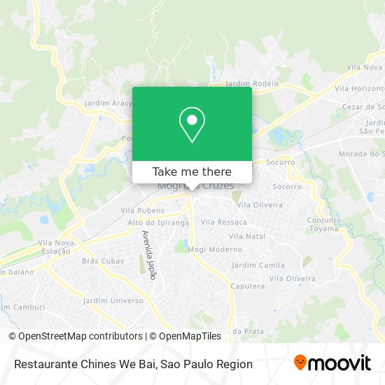 Restaurante Chines We Bai map