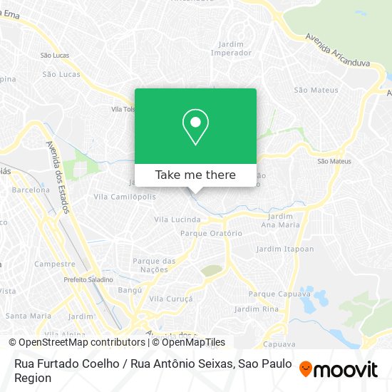 Rua Furtado Coelho / Rua Antônio Seixas map