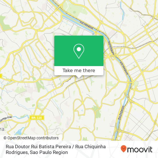 Rua Doutor Rui Batista Pereira / Rua Chiquinha Rodrigues map