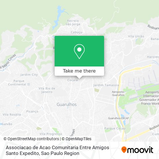 Associacao de Acao Comunitaria Entre Amigos Santo Expedito map