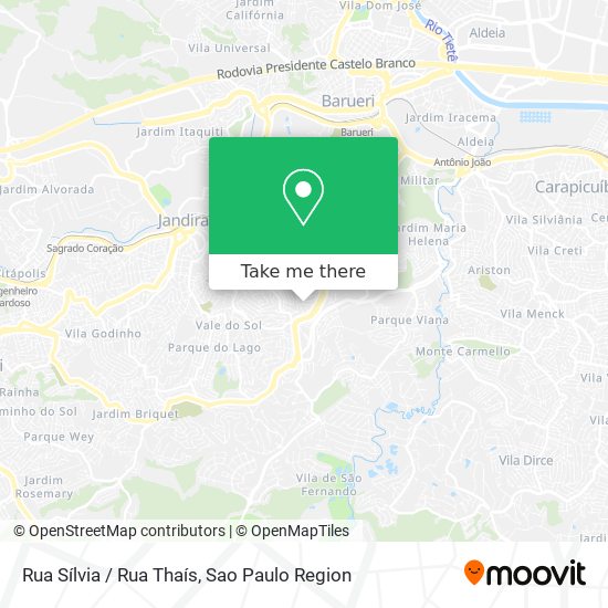 Rua Sílvia / Rua Thaís map