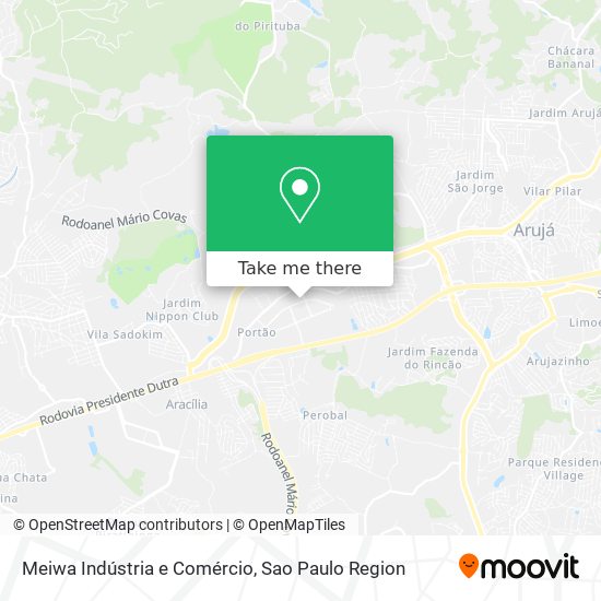 Meiwa Indústria e Comércio map