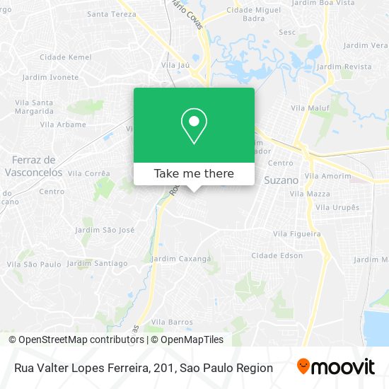 Rua Valter Lopes Ferreira, 201 map