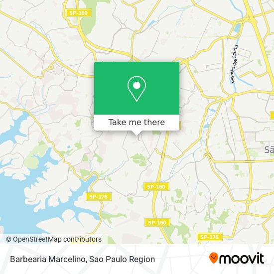 Mapa Barbearia Marcelino