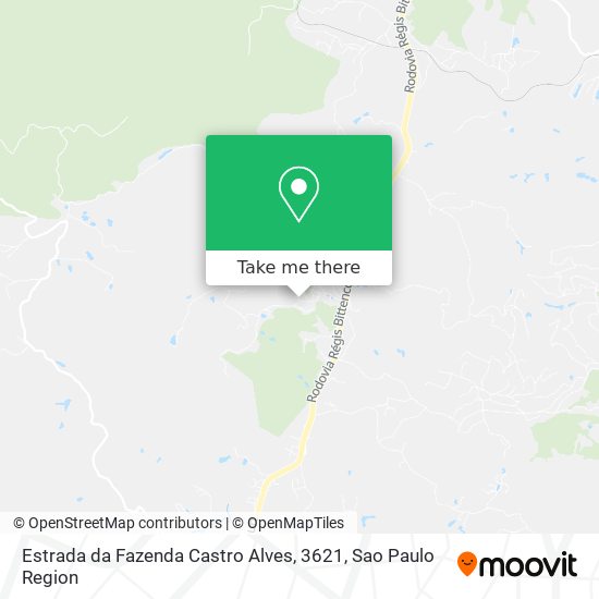 Estrada da Fazenda Castro Alves, 3621 map