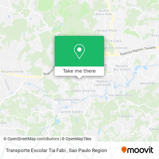 Transporte Escolar Tia Fabi map