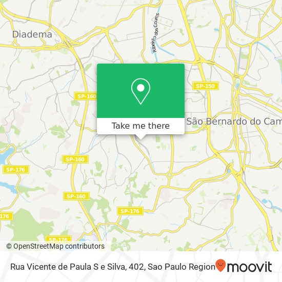 Rua Vicente de Paula S e Silva, 402 map