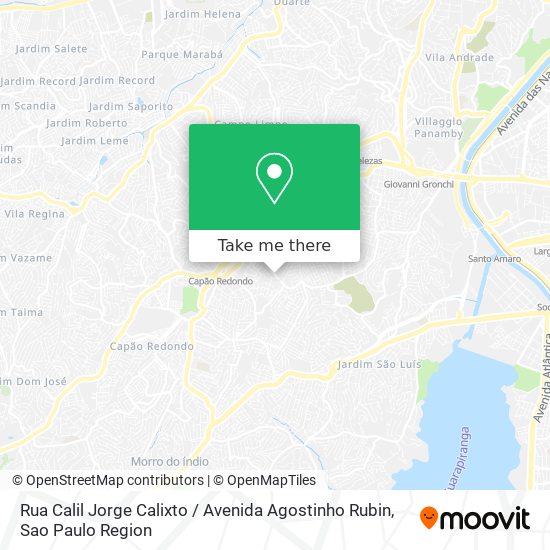 Rua Calil Jorge Calixto / Avenida Agostinho Rubin map