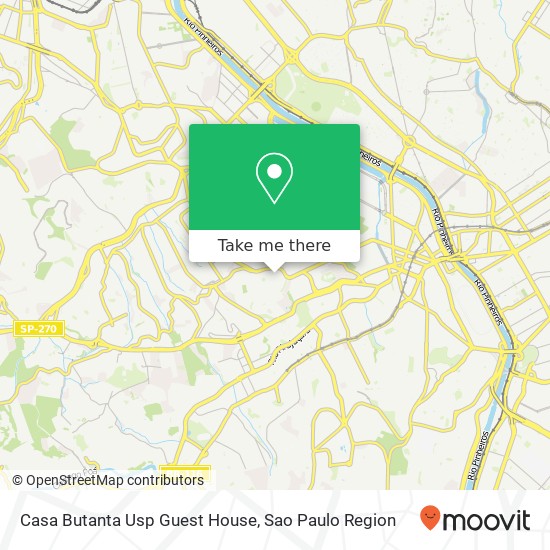 Casa Butanta Usp Guest House map