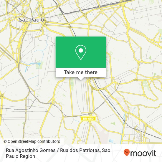 Mapa Rua Agostinho Gomes / Rua dos Patriotas