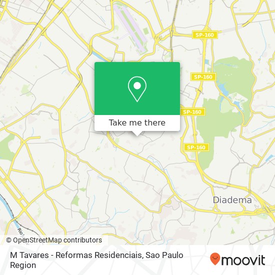 M Tavares - Reformas Residenciais map