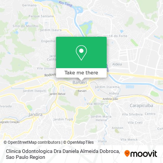 Clinica Odontologica Dra Daniela Almeida Dobroca map