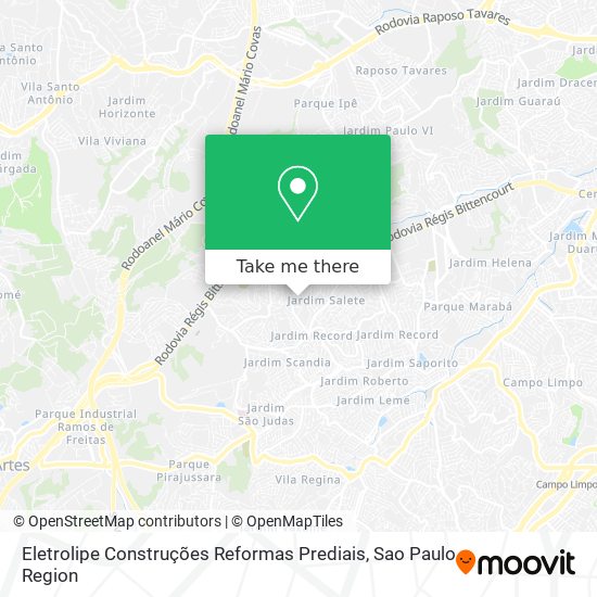 Eletrolipe Construções Reformas Prediais map