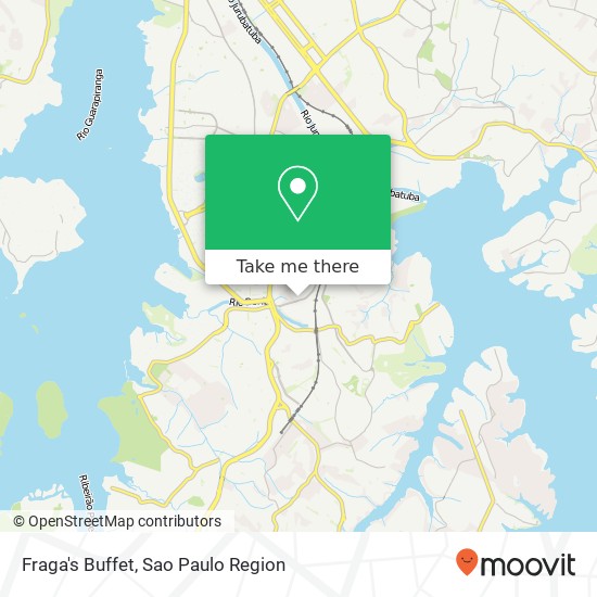 Fraga's Buffet map