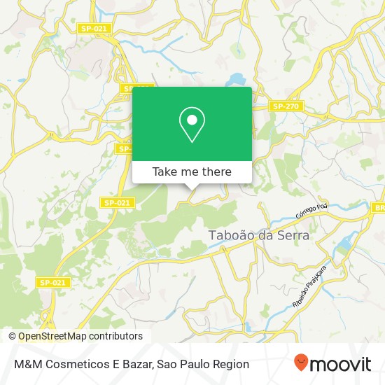 Mapa M&M Cosmeticos E Bazar