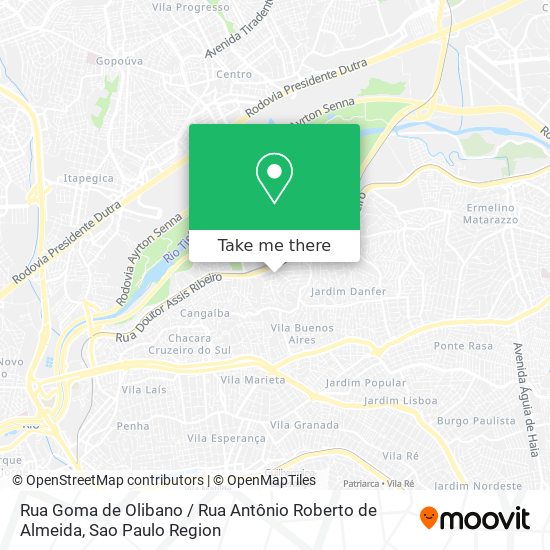 Rua Goma de Olibano / Rua Antônio Roberto de Almeida map