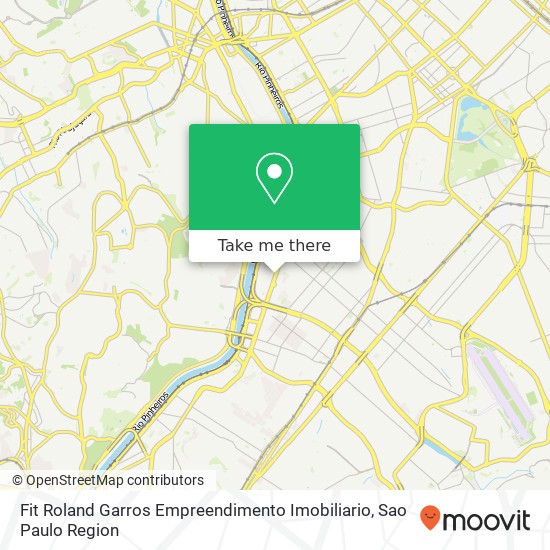 Mapa Fit Roland Garros Empreendimento Imobiliario