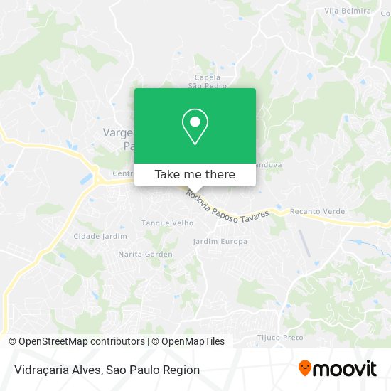 Vidraçaria Alves map