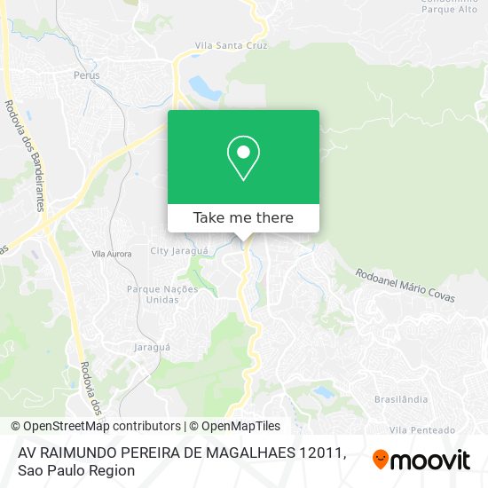 AV RAIMUNDO PEREIRA DE MAGALHAES 12011 map