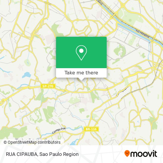 RUA CIPAUBA map