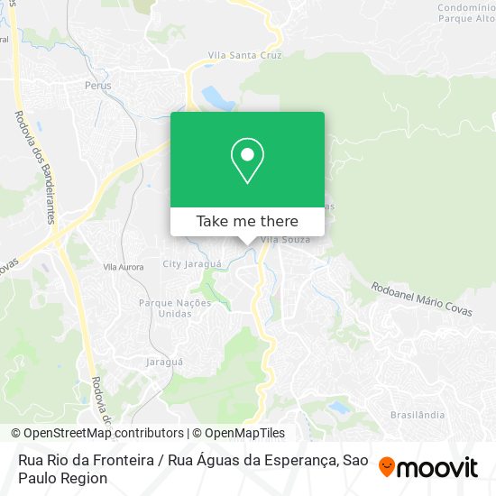 Rua Rio da Fronteira / Rua Águas da Esperança map