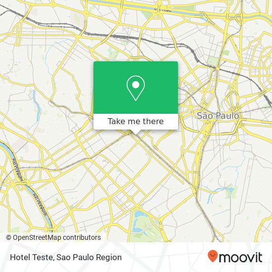 Hotel Teste map