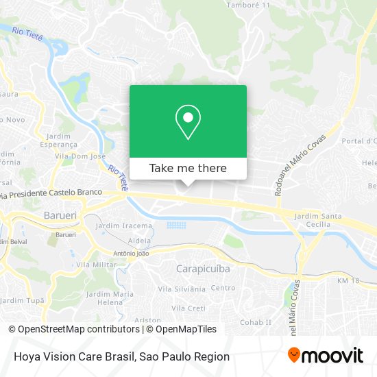 Hoya Vision Care Brasil map