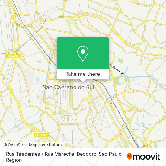 Rua Tiradentes / Rua Marechal Deodoro map