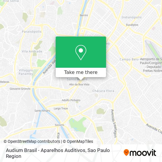 Mapa Audium Brasil - Aparelhos Auditivos