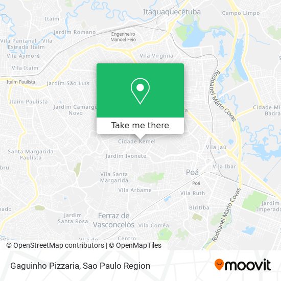 Gaguinho Pizzaria map