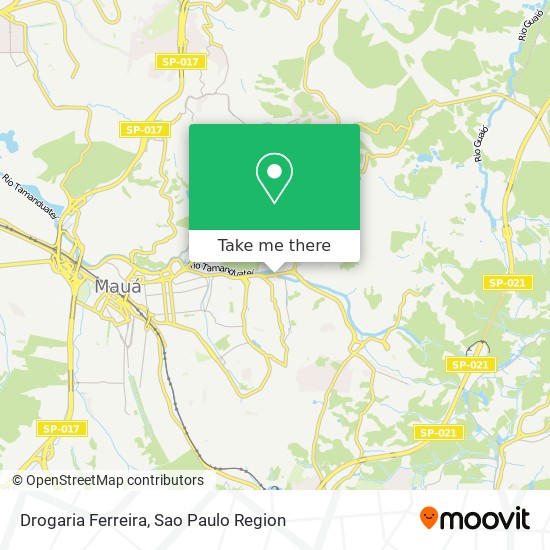 Mapa Drogaria Ferreira