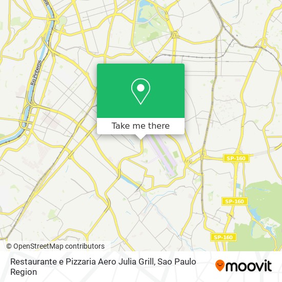 Restaurante e Pizzaria Aero Julia Grill map