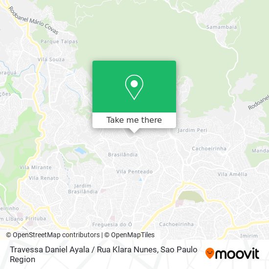 Travessa Daniel Ayala / Rua Klara Nunes map
