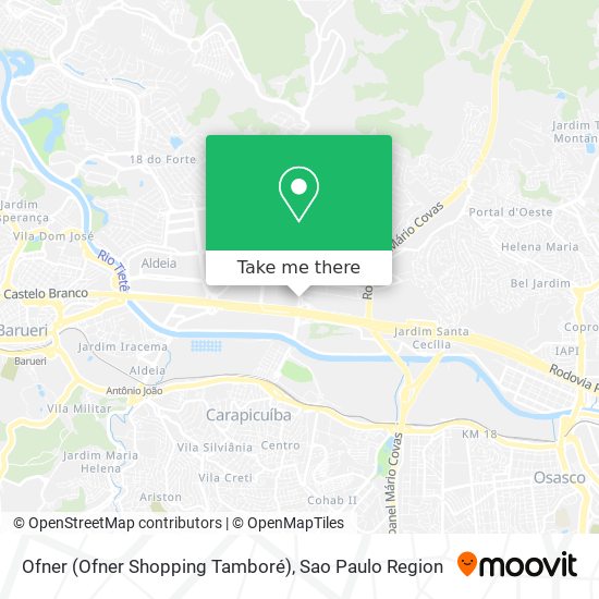 Ofner (Ofner Shopping Tamboré) map