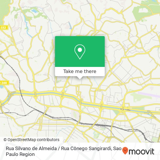 Rua Silvano de Almeida / Rua Cônego Sangirardi map