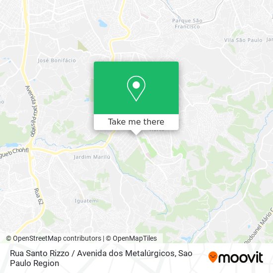 Rua Santo Rizzo / Avenida dos Metalúrgicos map