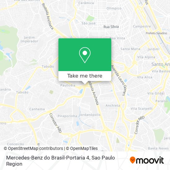 Mercedes-Benz do Brasil-Portaria 4 map