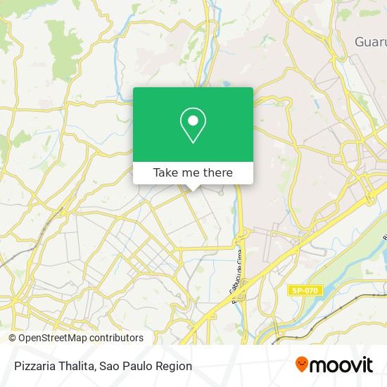 Pizzaria Thalita map