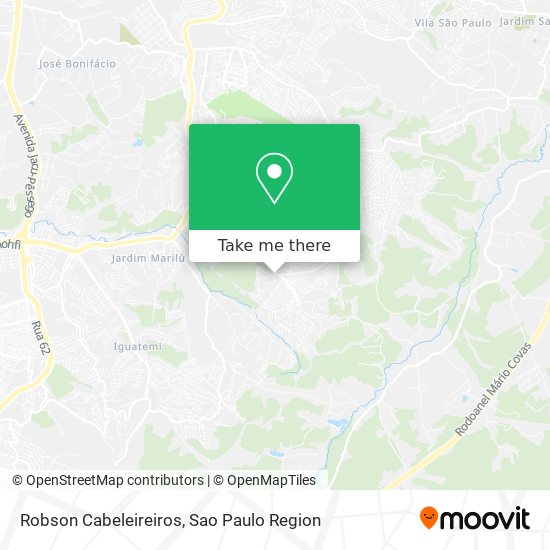Mapa Robson Cabeleireiros