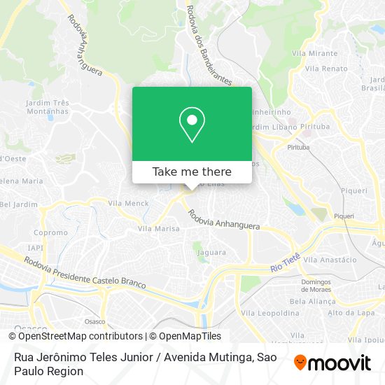 Rua Jerônimo Teles Junior / Avenida Mutinga map