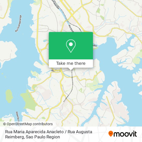 Mapa Rua Maria Aparecida Anacleto / Rua Augusta Reimberg