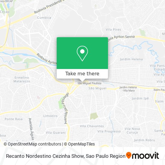 Recanto Nordestino Cezinha Show map
