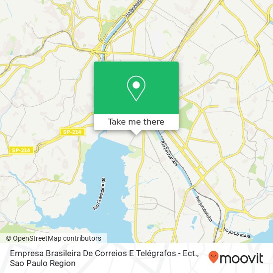 Mapa Empresa Brasileira De Correios E Telégrafos - Ect.